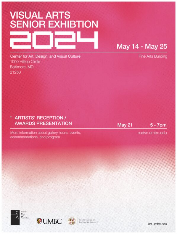Poster for the 2024 Visual Arts Senior Exhibition.