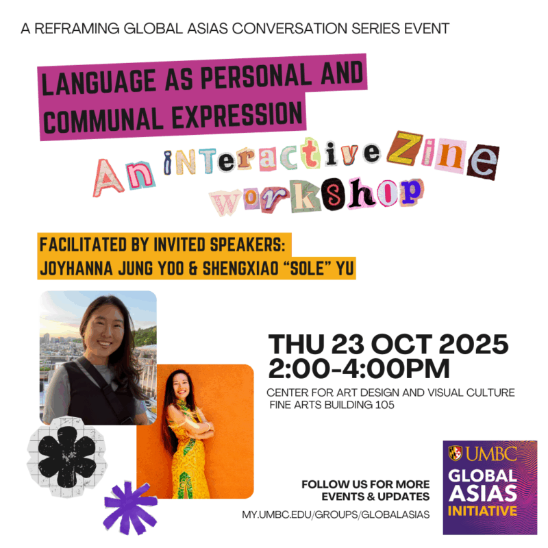 Poster for Language as Personal and Communal Expression: An Interactive Zine Workshop