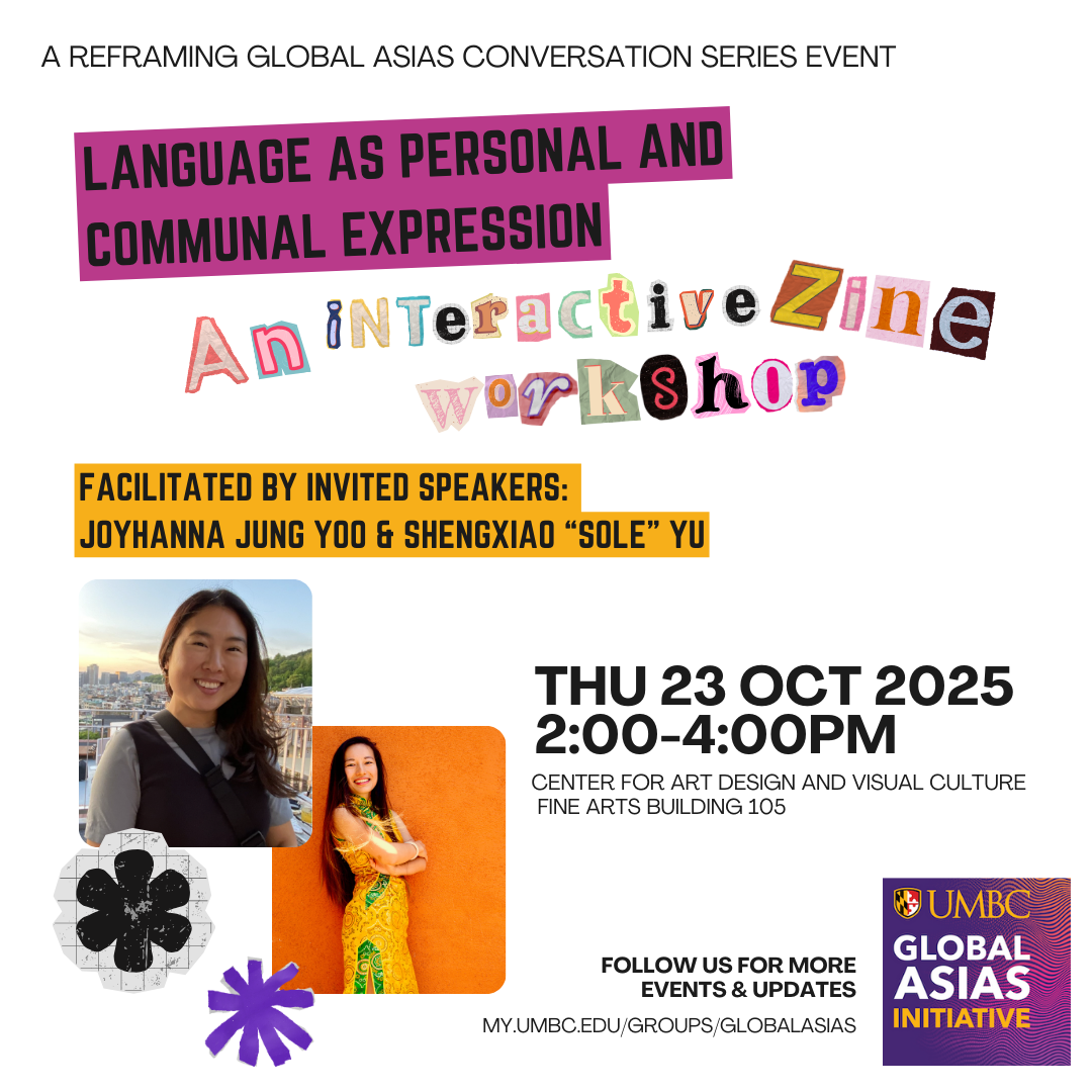 Poster for Language as Personal and Communal Expression: An Interactive Zine Workshop