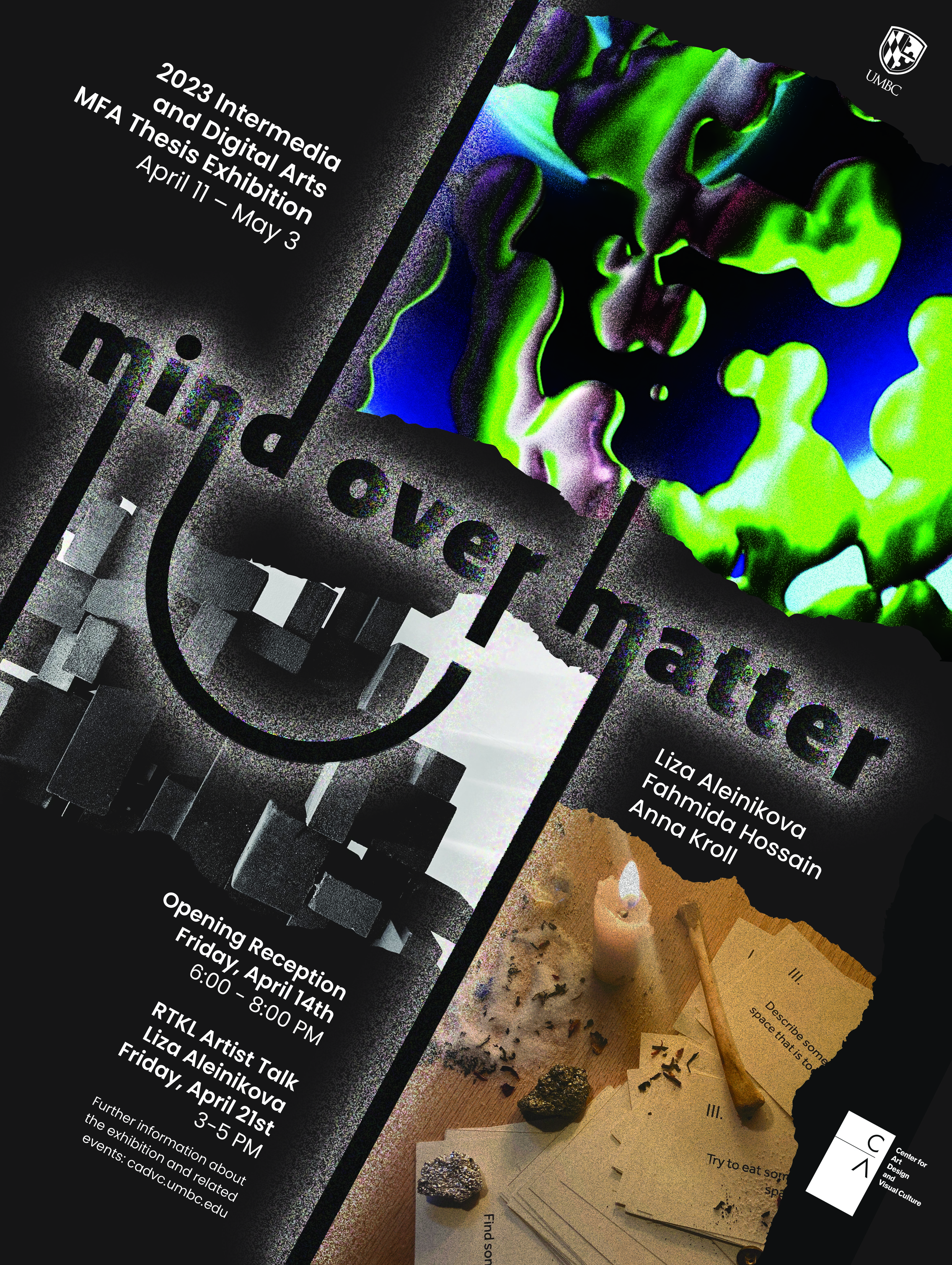 Spring 2023 MFA Thesis Exhibition: Mind Over Matter
