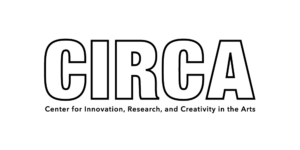 Black and white outline logo